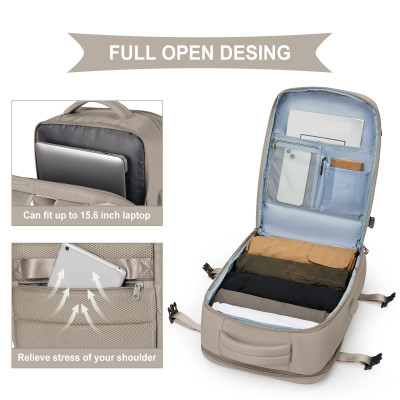 حقيبة سفر للرجال والنساء ، 40L الطيران المعتمدة تح...