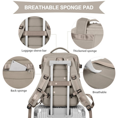 حقيبة سفر للرجال والنساء ، 40L الطيران المعتمدة تح...