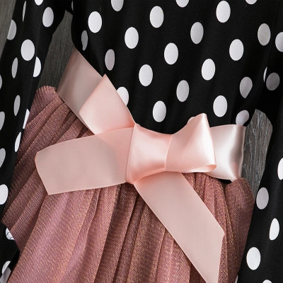 البولكا نقطة الاطفال الأميرة فساتين للفتيات ربيع ا...