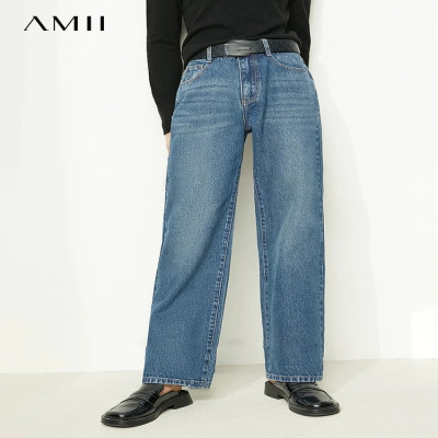 AMII بساطتها هونغ كونغ نمط المرأة الجينز 2023 الخر...