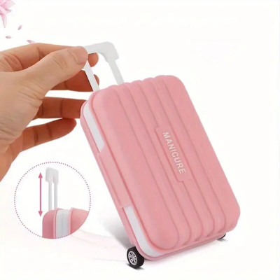 مقصات أظافر منزلية رائعة للإناث ، مجموعة صندوق سفر...