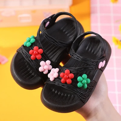 صنادل مانعة للانزلاق بنعل ناعم للفتيات ، أحذية غير...