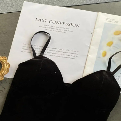 المرأة الرجعية القطيفة حزام قمم ، الخامس الرقبة قم...