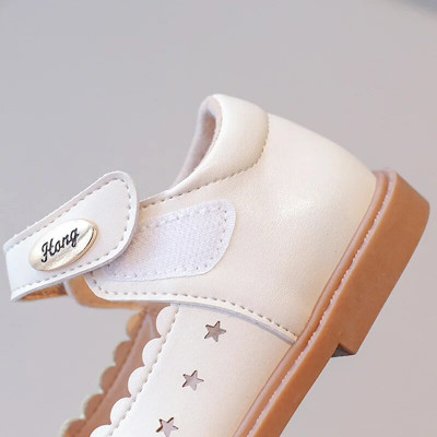 حذاء جلد كلاسيكي للبنات ، شقق أطفال ، أميرة حلوة ،...