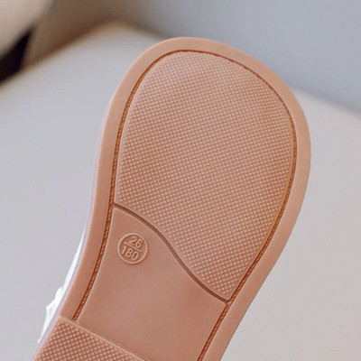 حذاء جلد كلاسيكي للبنات ، شقق أطفال ، أميرة حلوة ،...