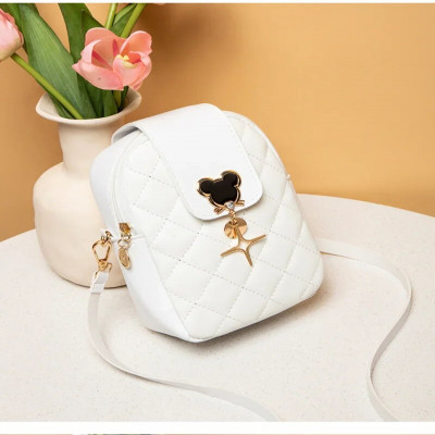 حقيبة يد جلدية ديزني ميكي ماوس كرتونية للنساء ، حق...