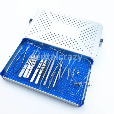 21 قطعة الساد العين مايكرو جراحة أجهزة طب العيون ا...