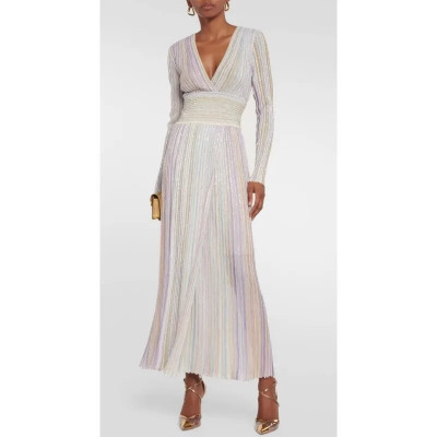 المرأة ضيق محبوك فستان ، كم طويل ، الخامس الرقبة ،...