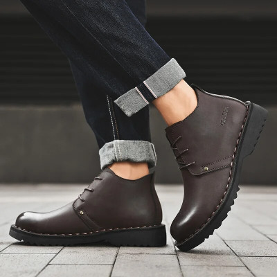 أحذية أدوات شتلة ذهبية للرجال ، أحذية جلدية عتيقة...