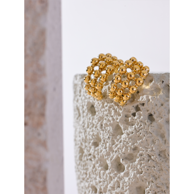 Yhpup Distinctive Stainless Steel C-Shape Beads La...