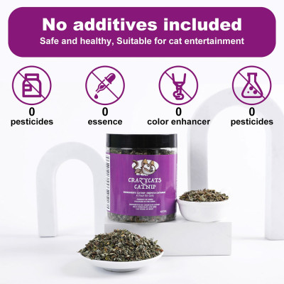 جرة Pet's Cat Premium Catnip-460ml من النعناع البر...