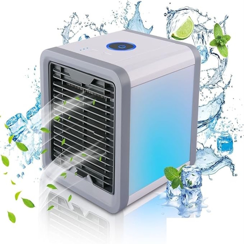 مكيف صغير متنقل يبرد ويرطب وينقي الهواء من الغبار
