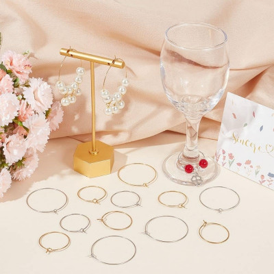 أقراط من الفولاذ المقاوم للصدأ لا تسبب الحساسية ،...