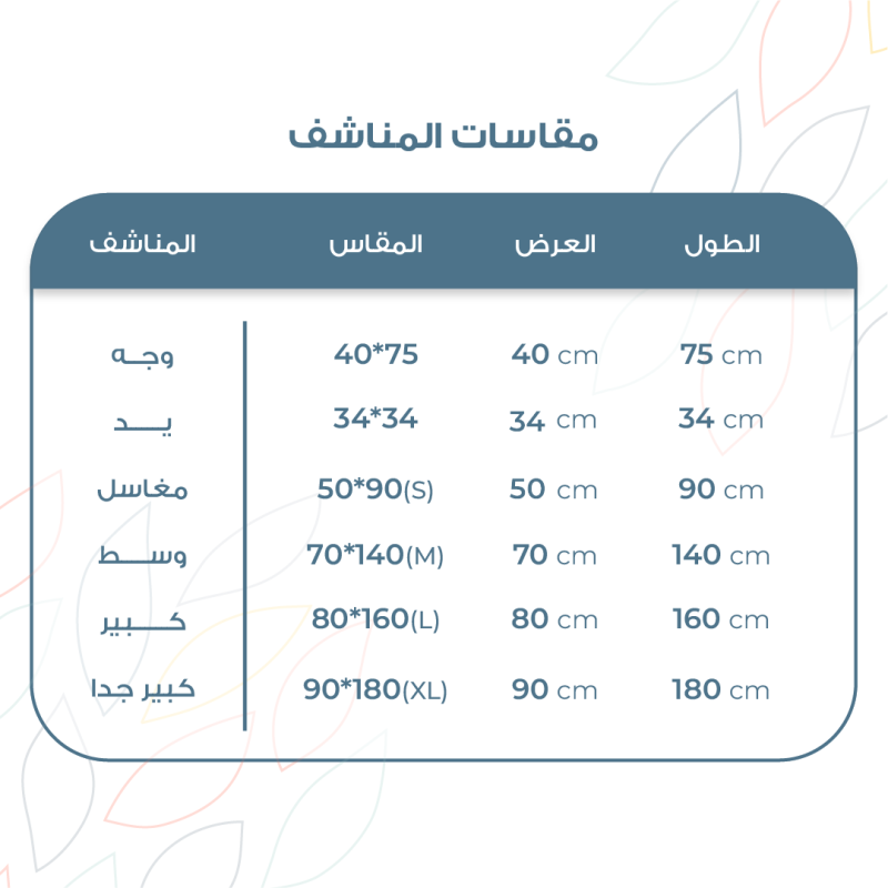 ريفي - منشفة مودرن وسط - تركواز
