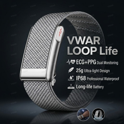سوار ذكي رياضي VWAR Loop Life لتتبع اللياقة البدني...
