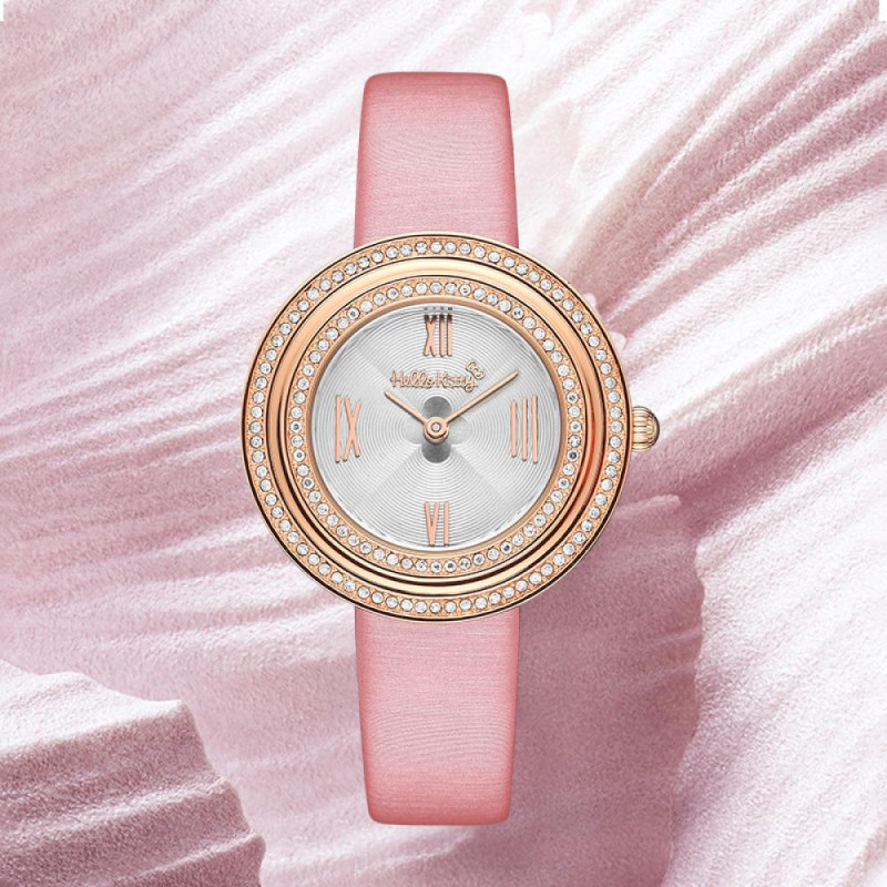 ساعة نسائي من هالو كيتي 23203 زهري