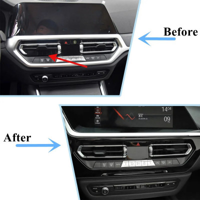 سيارة الجبهة الأوسط AC مكيف الهواء تنفيس شواء المن...