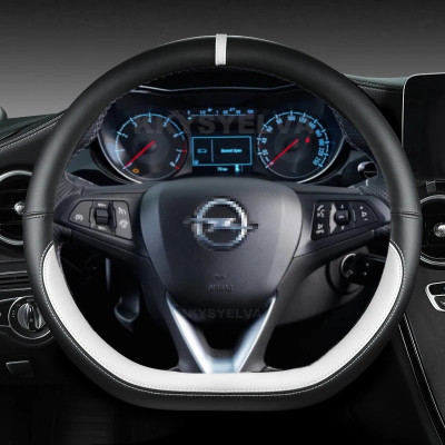 عجلة توجيه سيارة غطاء D شكل الجلود لأوبل أسترا 201...