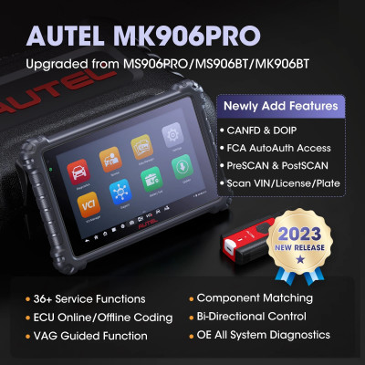 أداة تشخيص بلوتوث Autel ، MaxiCOM MK906PRO ، أدوات...