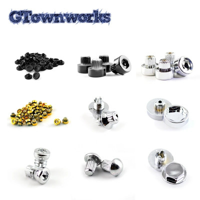 100 قطعة المسامير عجلة غطاء الشفاه مسمار مزلاج ل ا...