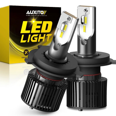 2 قطعة AUXITO 16000LM 50 واط H1 H4 LED لمبة سيارة...