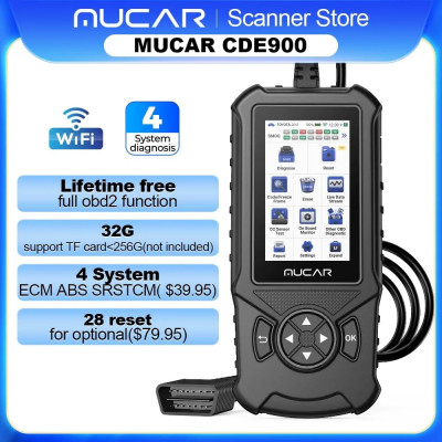 MUCAR CDE900/cde900 Pro/CDE900 Lite OBD2 أداة تشخي...