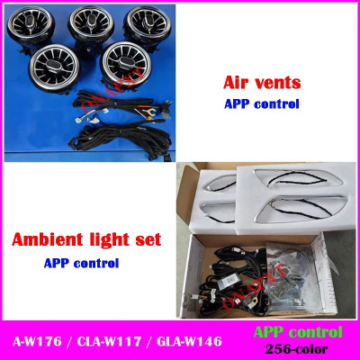 LED فوهة الهواء تنفيس لمرسيدس بنز A W176 B W246 CL...