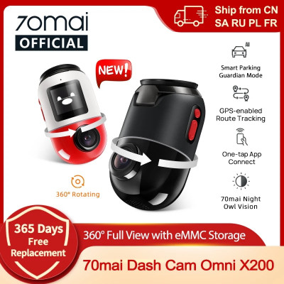 كاميرا داش 70ma-car DVR X200 ، عرض كامل ، نظام تحد...