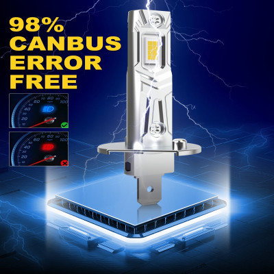 مصباح أمامي ليد Katur-Canbus H1 ، غير قطبي لفورد ف...