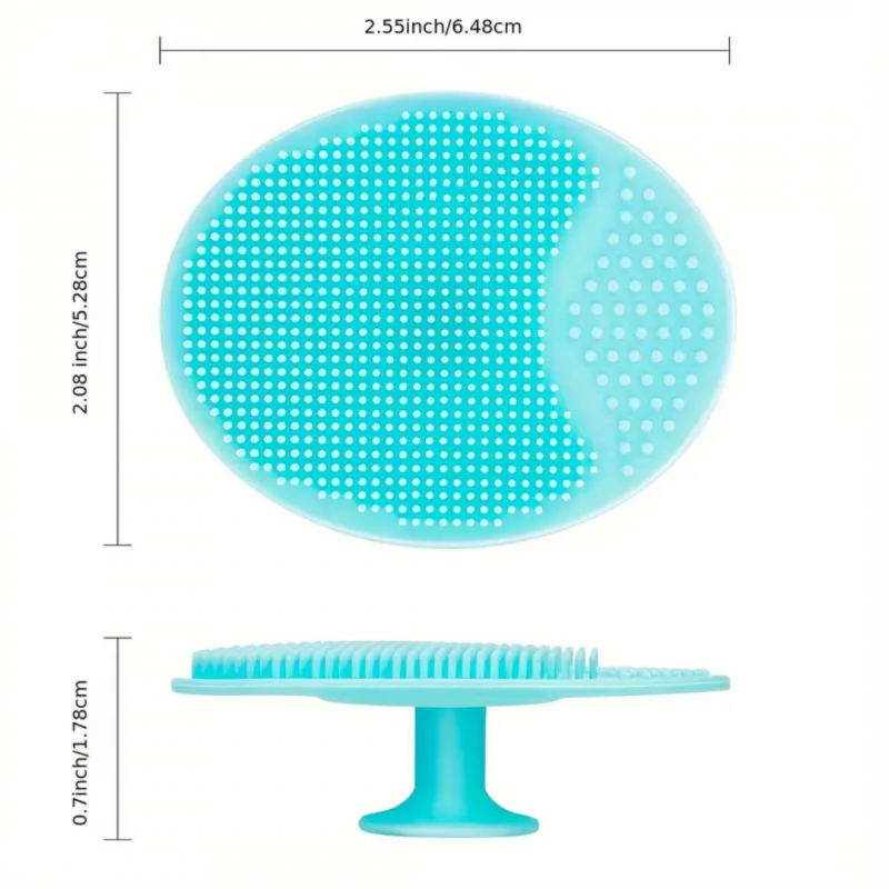 فرشاة سيليكون لتنظيف وتقشير الوجة والرؤوس السوداء...