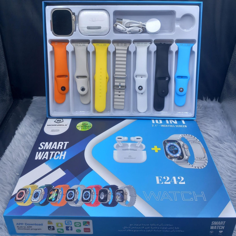 بكج Winmax E242 – ساعة ذكية 2.1 إنش + سماعة بلوتوث...