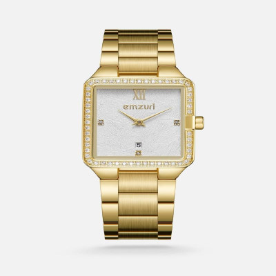 ‎ ساعة نسائية ستيل باللون الذهبي