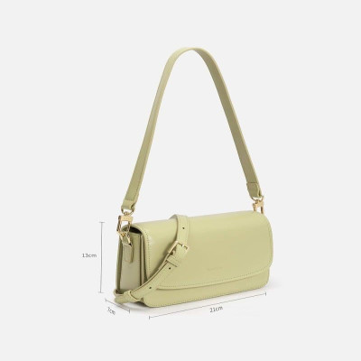 ‎ شنطة نسائية باللون الأخضر الفاتح