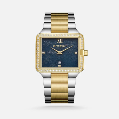 ‎ ساعة نسائية ستيل باللون الذهبي والفضي