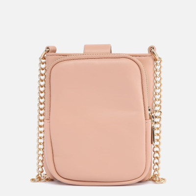 ‎ شنطة نسائية طولية باللون الوردي