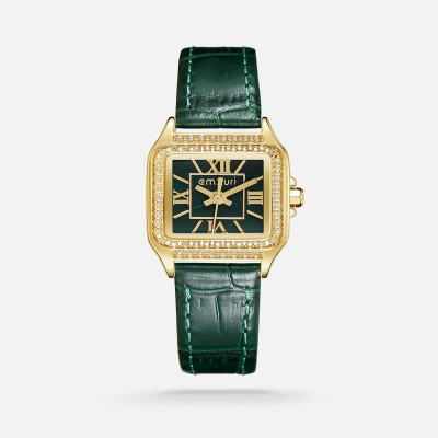 ‎ ساعة نسائية من ايمزوري بلون أخضر