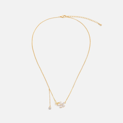 ‎ سلسال نسائي فاخر بلون ذهبي