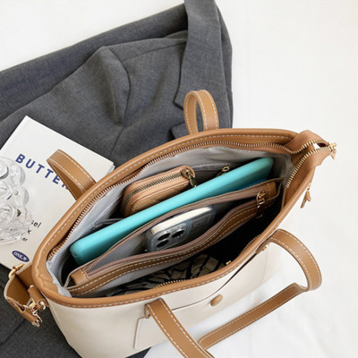 حقيبة يد نسائية فاخرة للأعمال سعة كبيرة حقيبة كتف...