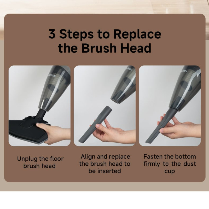 مكنسة كهربائية سلكية بقوة 650 واط لتنظيف اسهل و مت...