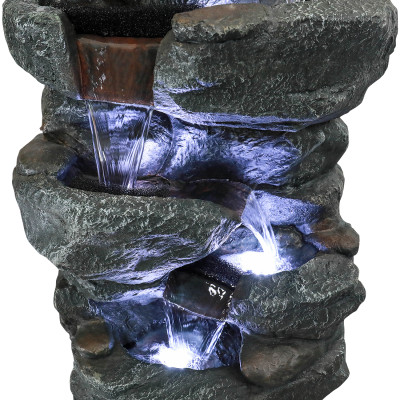 Naturefalls 40.5 "خرسانة عالية حديثة 5 - نافورة دا...