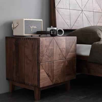 أمريكا الشمالية الجوز الأسود طاولة السرير الحد الأ...