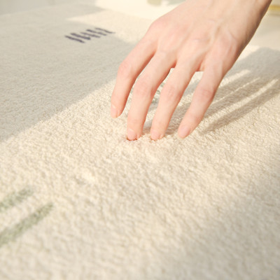 سجاد حديث وبسيط لغرفة المعيشة، سجادة مستديرة سميكة...