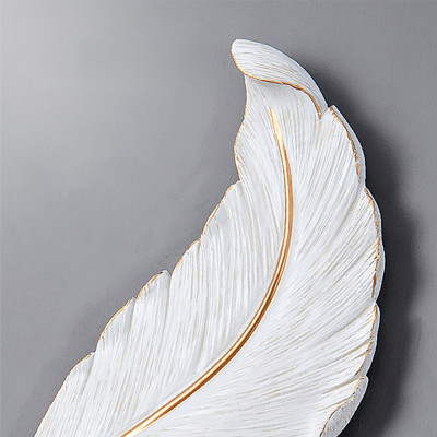 مصابيح حائط إبداعية من الريش ، مصابيح ليد حديثة ،...