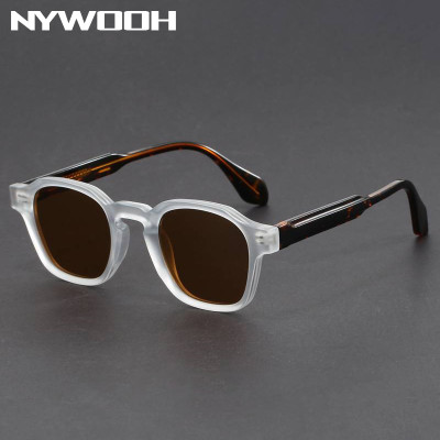 NYWOOH نظارات شمسية عصرية جديدة للنساء بإطار مربع خفيف الوزن عالي الجودة للسفر في الهواء الطلق نظارات شمسية للحماية من الأشعة فوق البنفسجية
