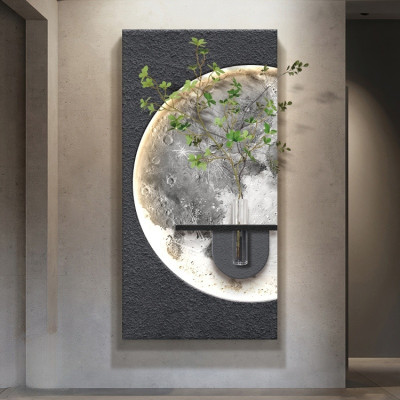 مصابيح جدارية LED من الحجر الرملي لديكور المدخل وا...