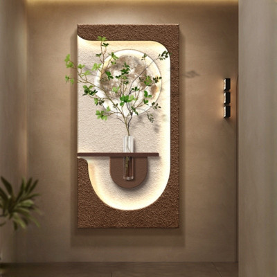 مصابيح جدارية LED من الحجر الرملي لديكور المدخل وا...