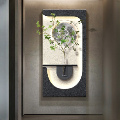 مصابيح جدارية LED من الحجر الرملي لديكور المدخل وا...