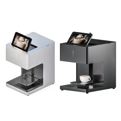 ماكينة القهوة لاتيه طابعة الطعام الحليب الشاي كعكة...