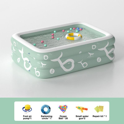 حمام سباحة قابل للنفخ للأطفال مع زلاجة ، حمامات تج...