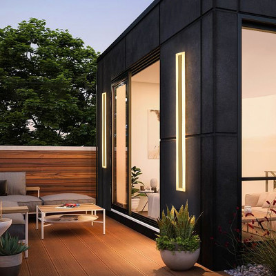 LED ضوء الجدار في الهواء الطلق IP65 مقاوم للماء ال...